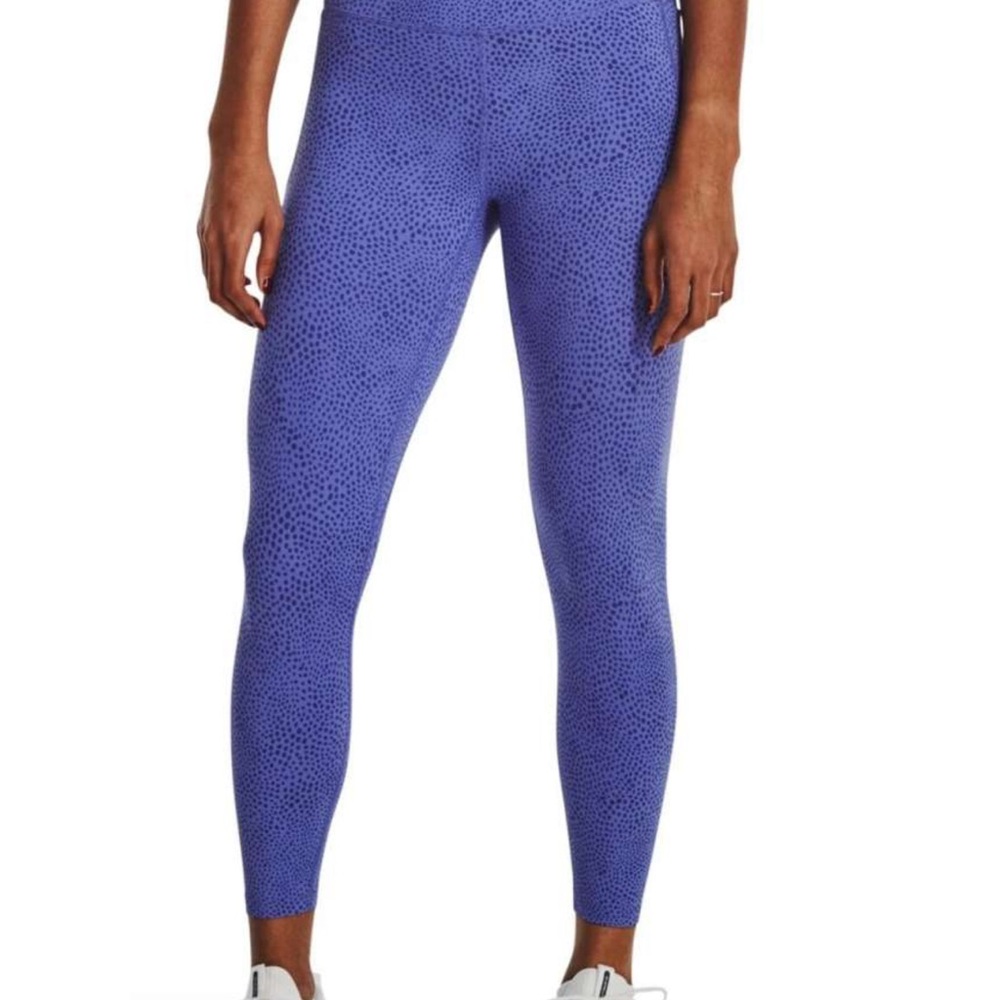 Under Armour Blue Leggings High-Waisted Performance Size S